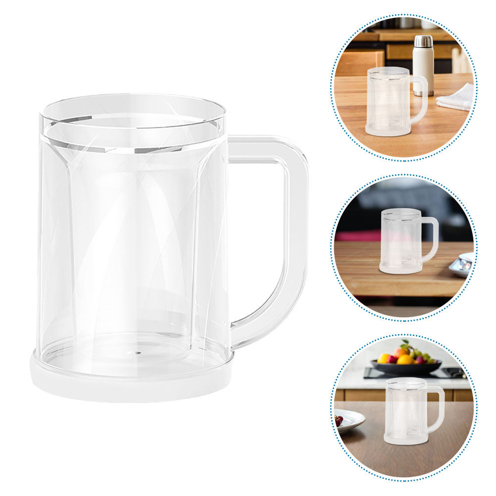 Double Wall Mug - 2 шт. прозрачных пластиковых стаканов с
