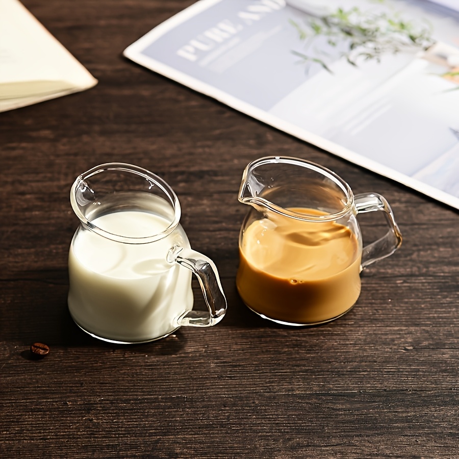 Barista Milk Jug - 2 шт., мини-стеклянная чашка для эспрессо,
