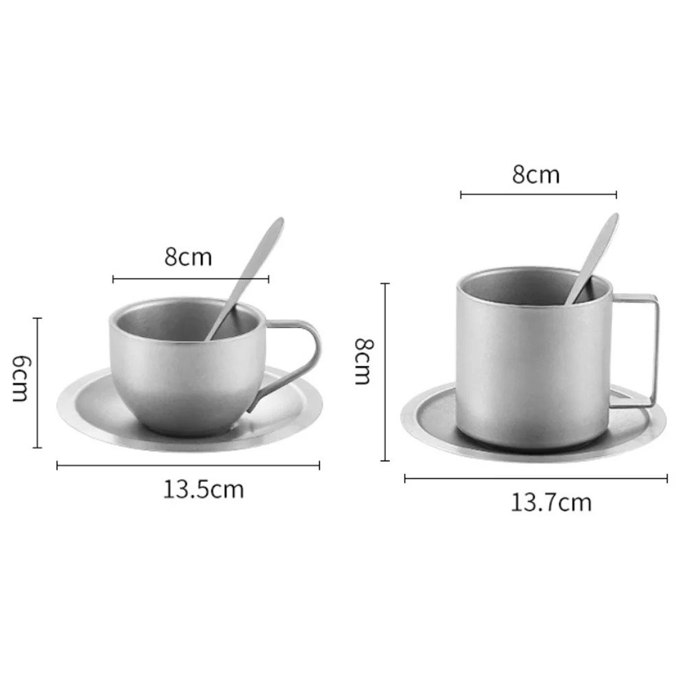 Double Wall Mug - Титановая кофейная кружка с двойными стенками,