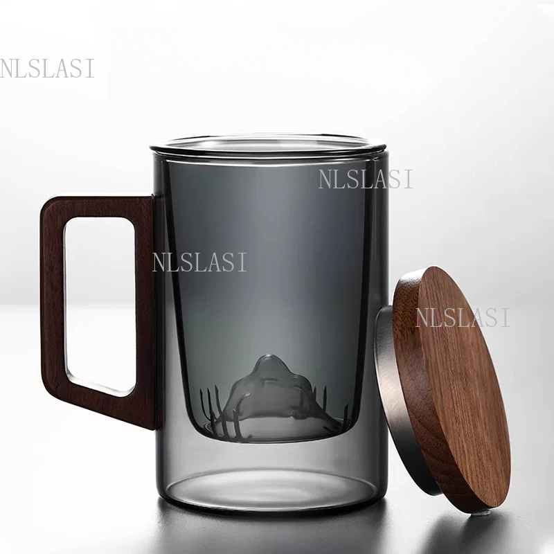 Double Wall Mug - Чайная кружка из двойного стекла цвета