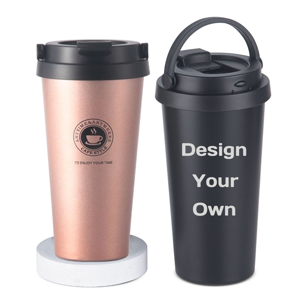 Double Wall Mug - Термокружка для путешествий 16 унций, из