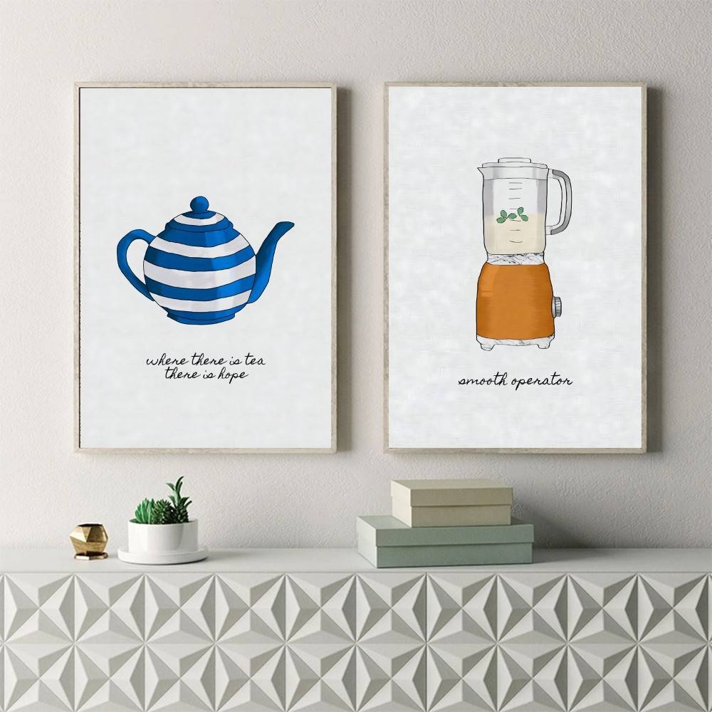 Постер с принтом кофе, чая, ку – обзор и цена Wallpaper Coffee And Tea