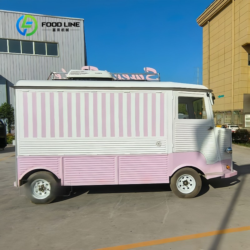 Передвижной фудтрак розового ц – обзор и цена Coffee Tea Van