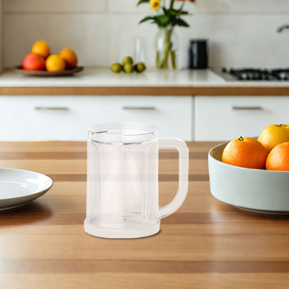 2 шт. прозрачных пластиковых с – обзор и цена Double Wall Mug
