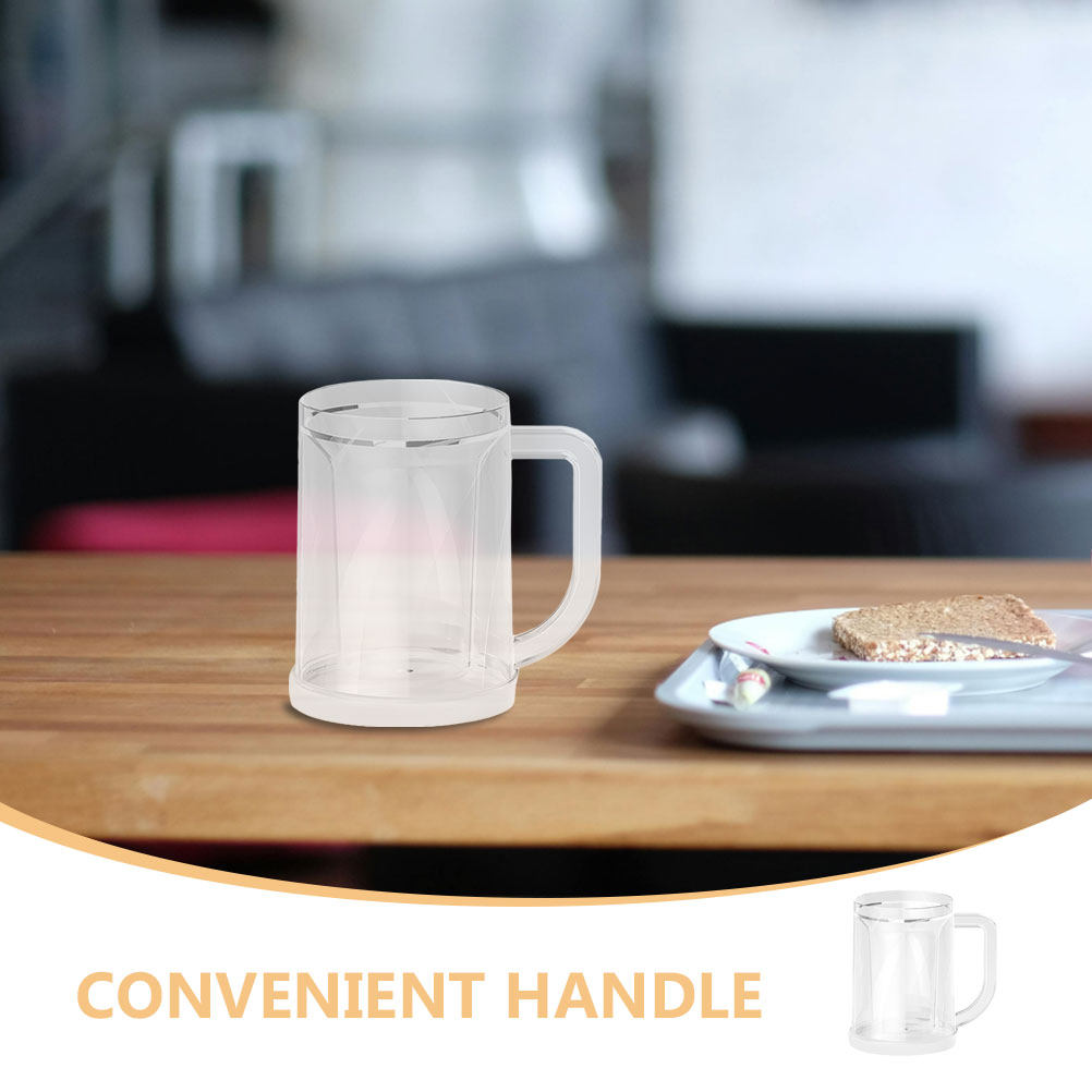 2 шт. прозрачных пластиковых с – обзор и цена Double Wall Mug