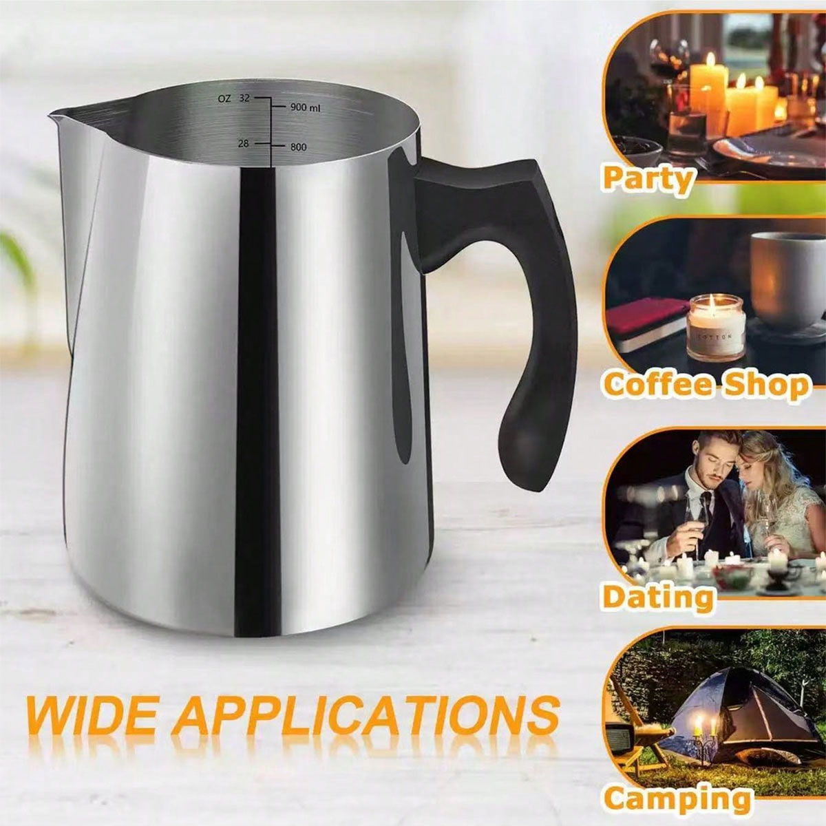 Кувшин для латте-арта из нержа – обзор и цена Barista Milk Jug