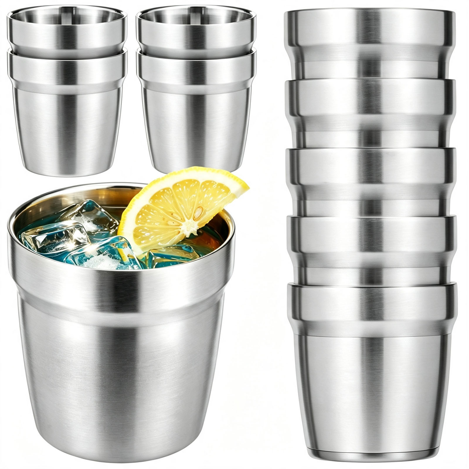 5/10 шт. стаканов из нержавеющ – обзор и цена Double Wall Mug