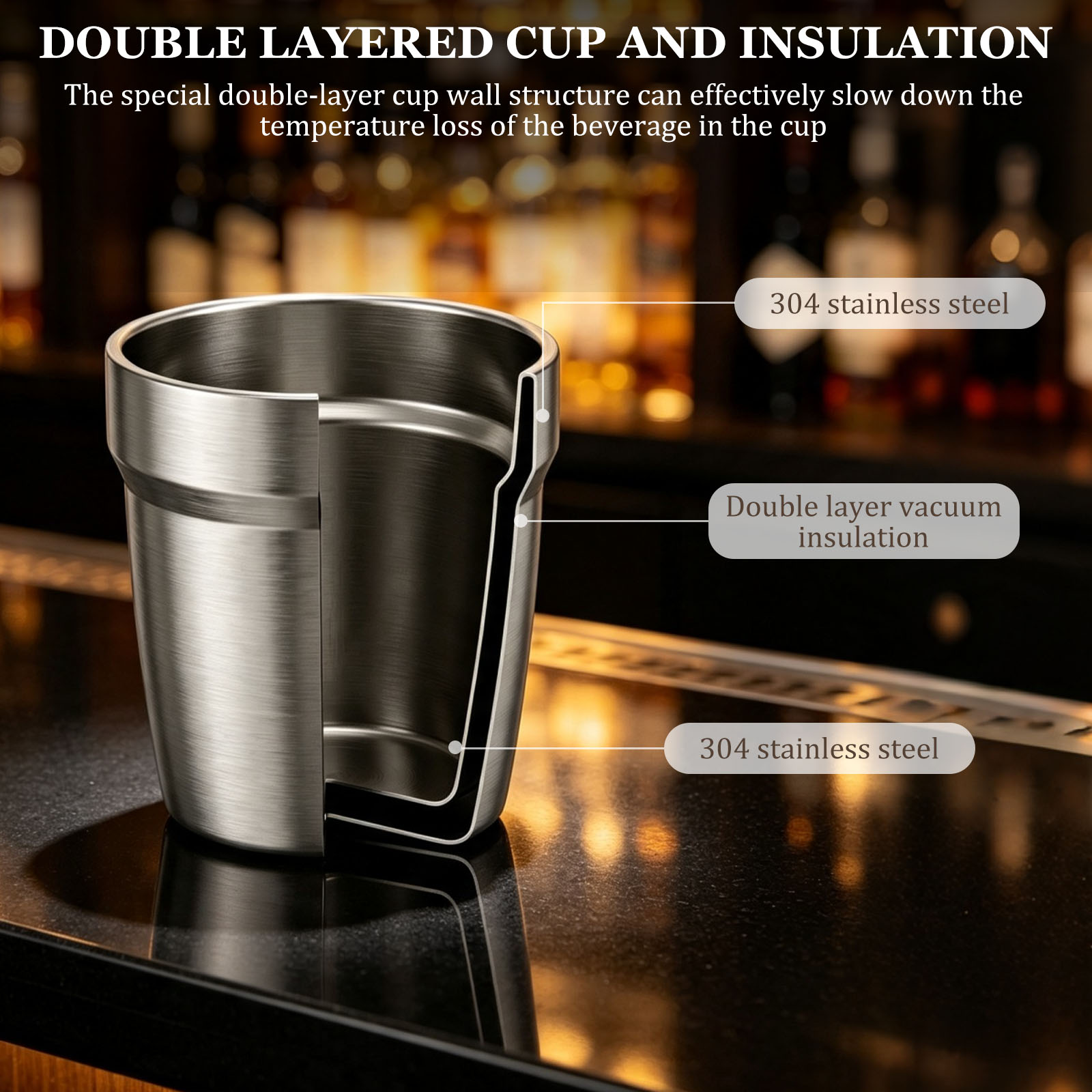 5/10 шт. стаканов из нержавеющ – обзор и цена Double Wall Mug