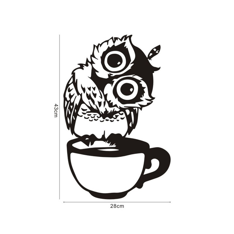 Забавная мультяшная наклейка с – обзор и цена Wallpaper Coffee And Tea
