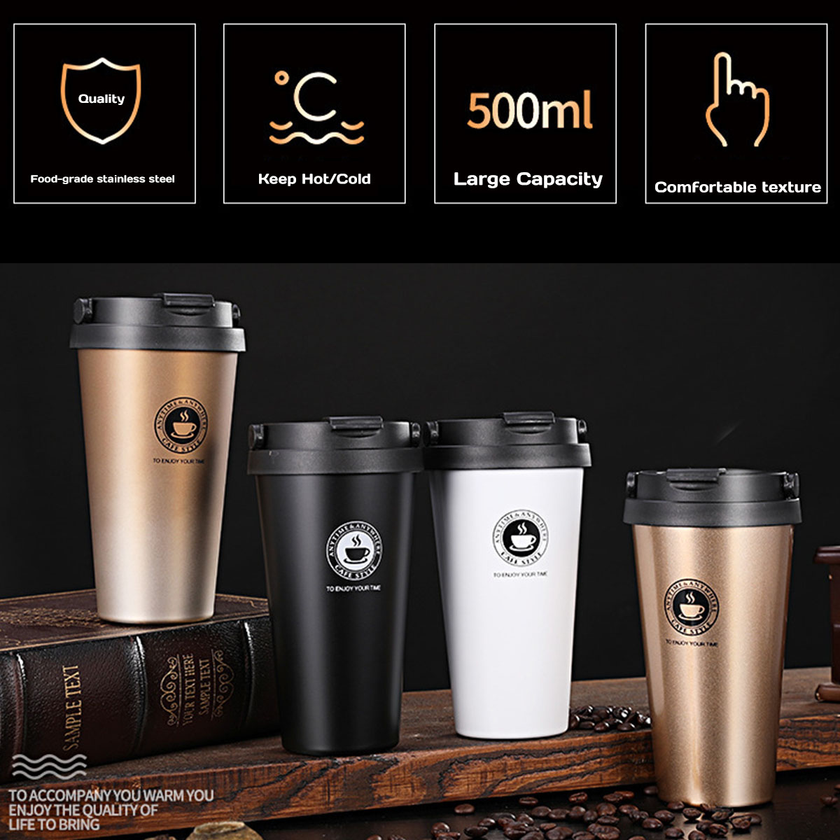 Термокружка для путешествий 16 – обзор и цена Double Wall Mug